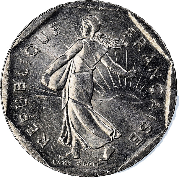Coin, France, 2 Francs, 1997