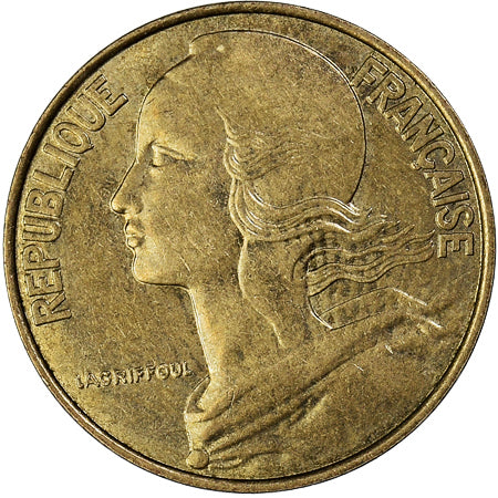 Coin, France, 20 Centimes, 1995