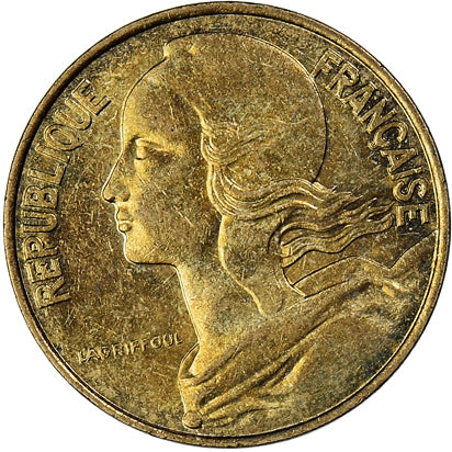 Munten, Frankrijk, 10 Centimes, 1995