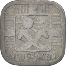 NETHERLANDS, 5 Cents, 1941, KM #172, EF(40-45), Zinc, 18, 3.64