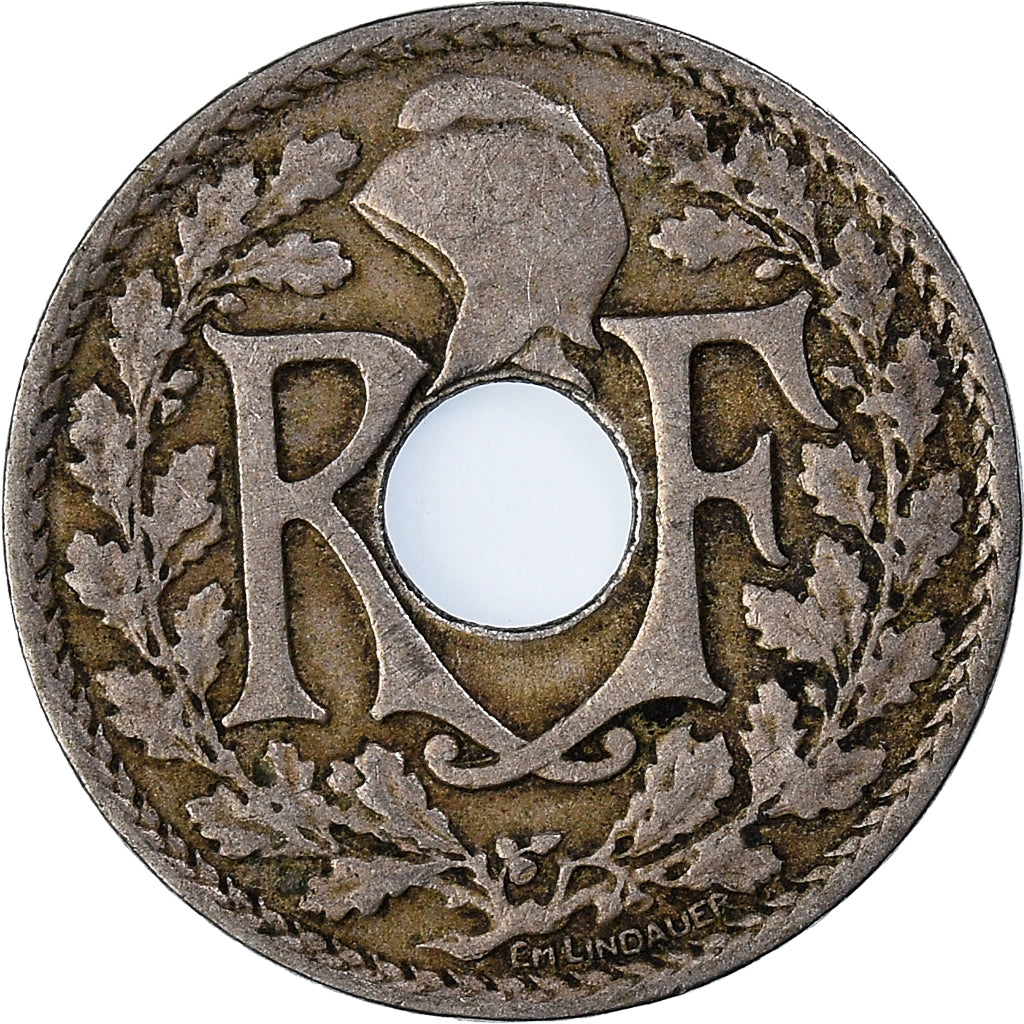 Moneda, Francia, 25 Centimes, 1918