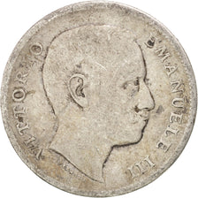 ITALY, Lira, 1906, Rome, KM #32, F(12-15), Silver, 4.82