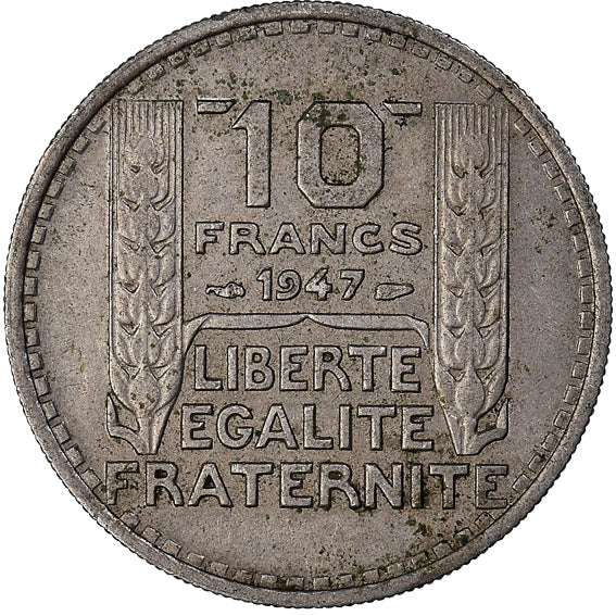 Münze, Frankreich, 10 Francs, 1947