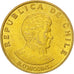 Coin, Chile, 10 Centesimos, 1971, MS(63), Aluminum-Bronze, KM:194