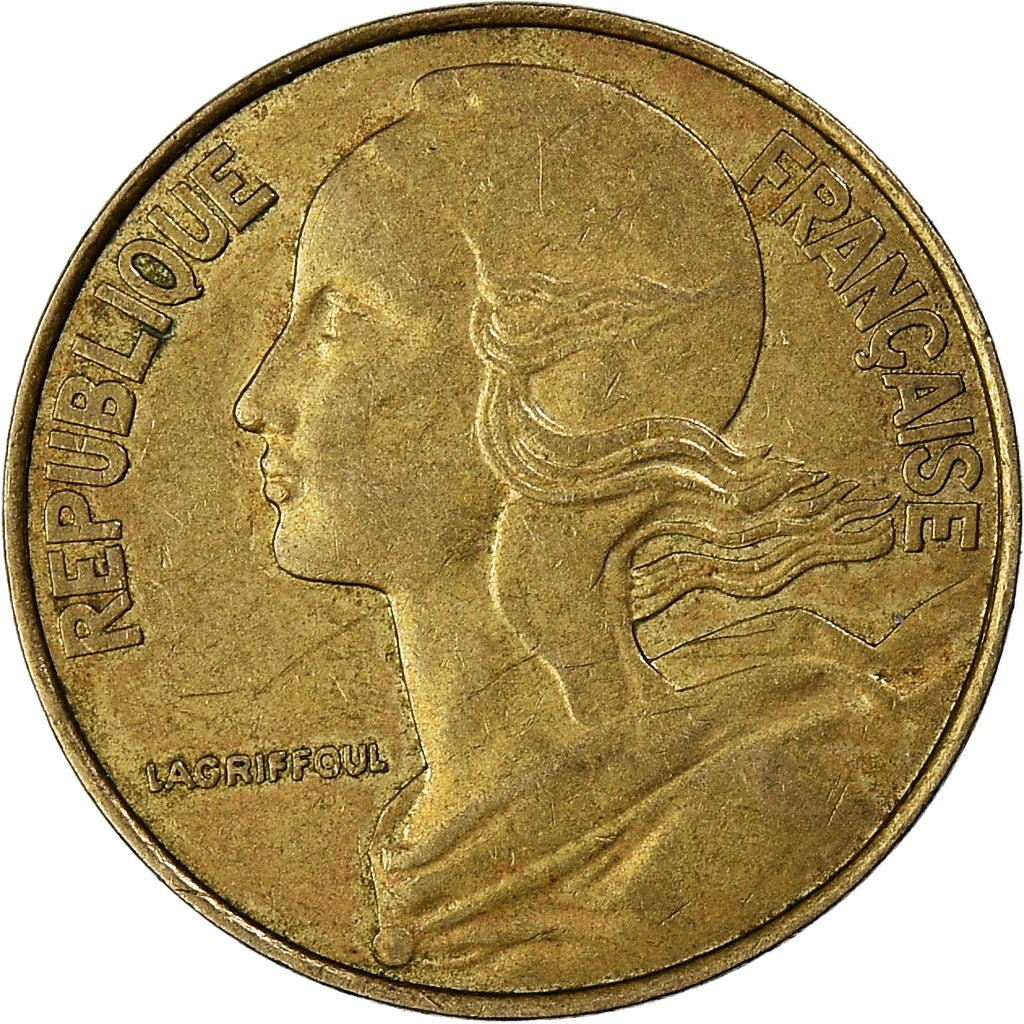 Moneda, Francia, 20 Centimes, 1988