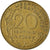 Moneda, Francia, 20 Centimes, 1988