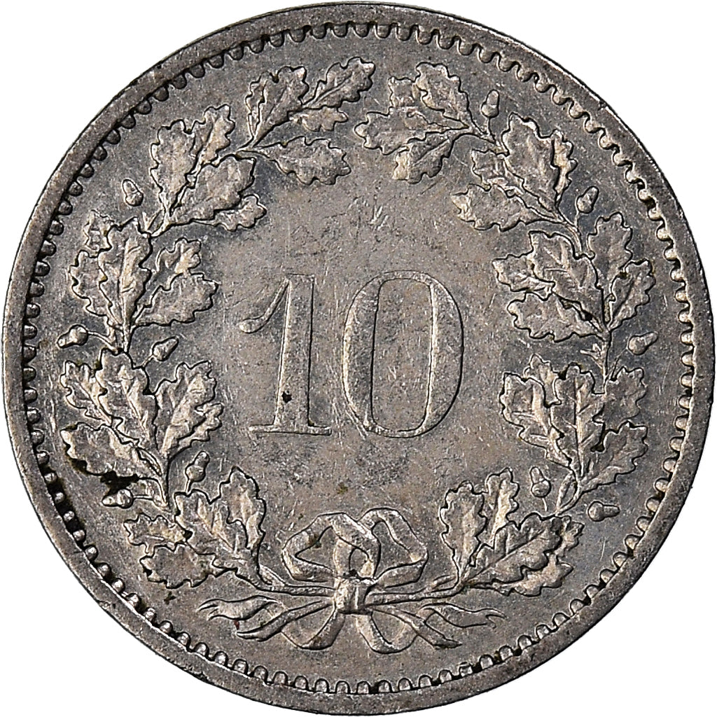 Munten, Zwitserland, 10 Rappen, 1973