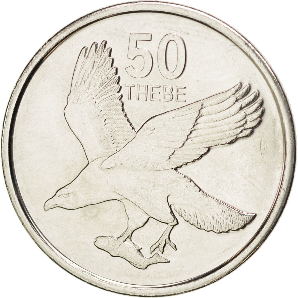 Botswana, 50 Thebe, 2013, KM #New, MS(63), Cupro-nickel, 5.11
