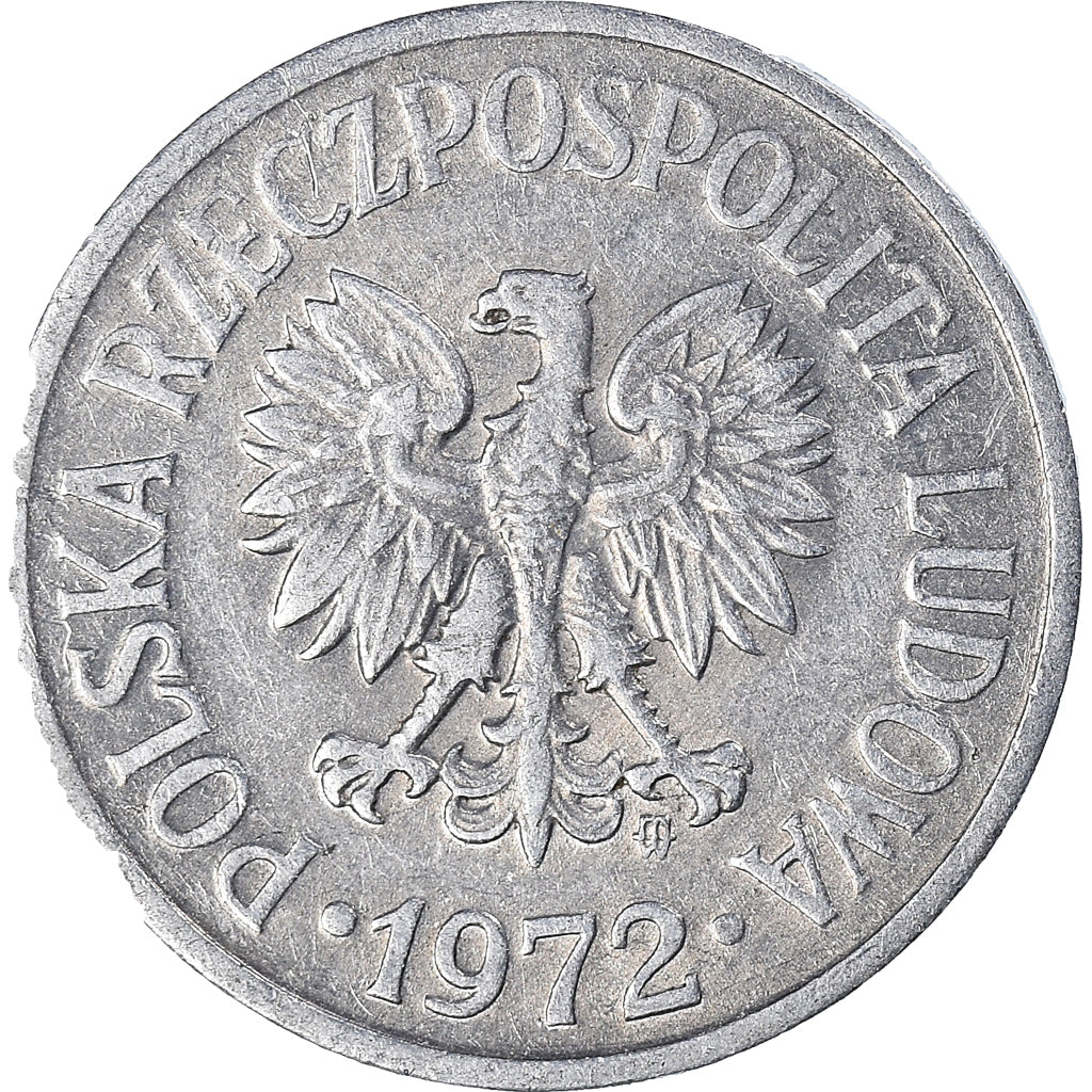 Munten, Polen, 20 Groszy, 1972