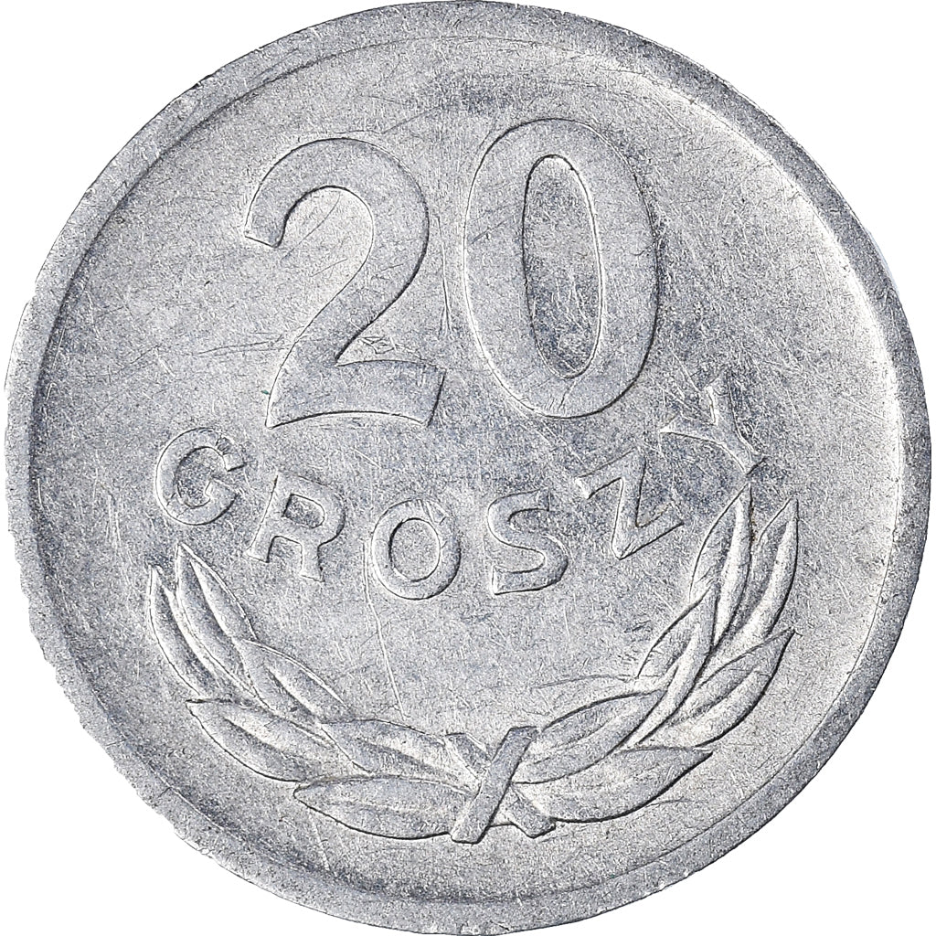 Munten, Polen, 20 Groszy, 1972
