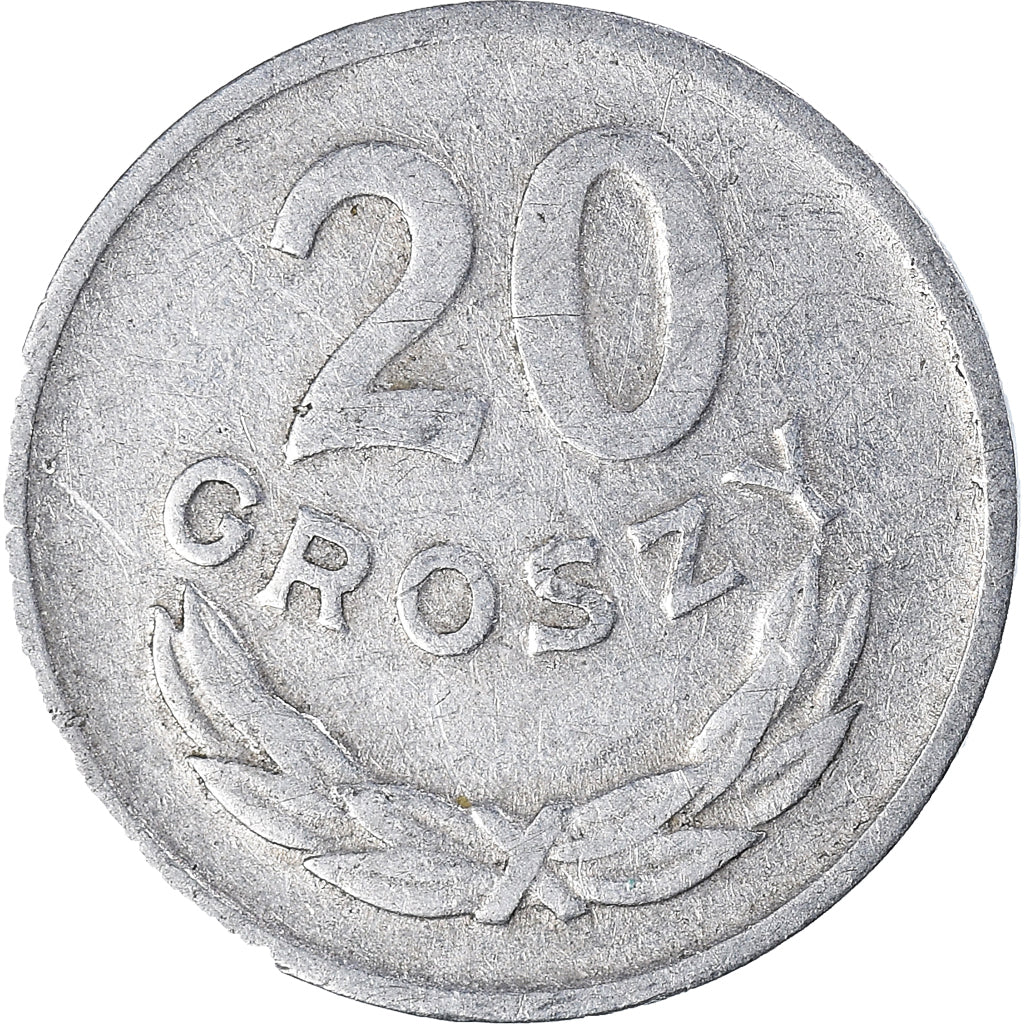 Munten, Polen, 20 Groszy, 1965