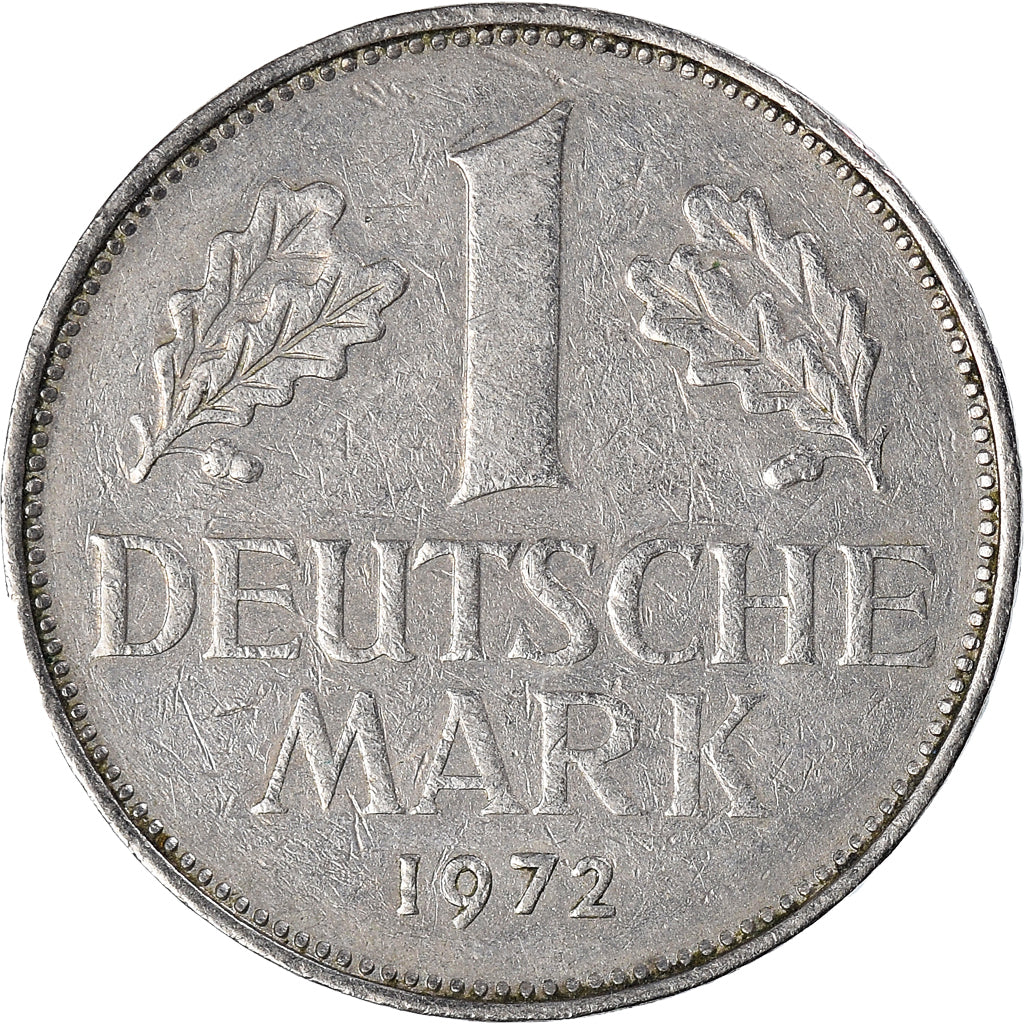 Moeda, ALEMANHA - REPÚBLICA FEDERAL, Mark, 1972