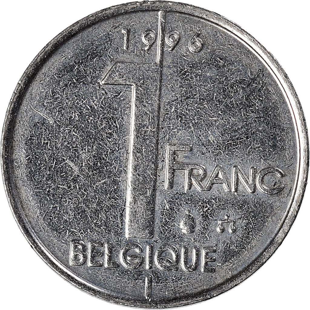 Moneda, Bélgica, Franc, 1996