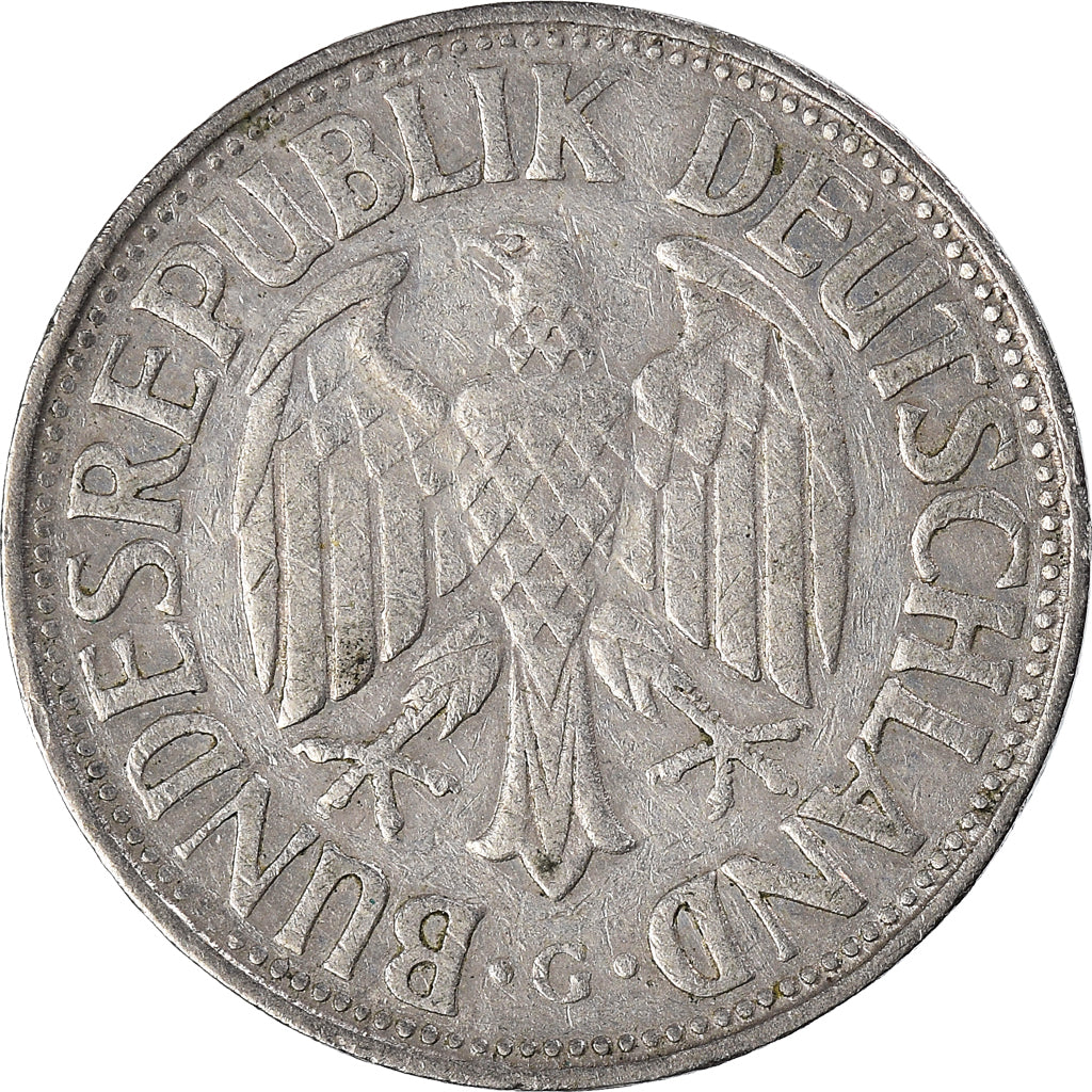 Coin, GERMANY - FEDERAL REPUBLIC, Mark, 1954