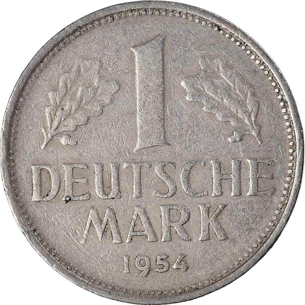Coin, GERMANY - FEDERAL REPUBLIC, Mark, 1954