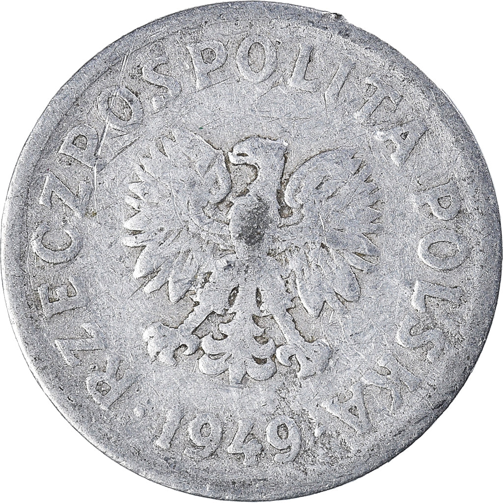 Moneda, Polonia, 20 Groszy, 1949