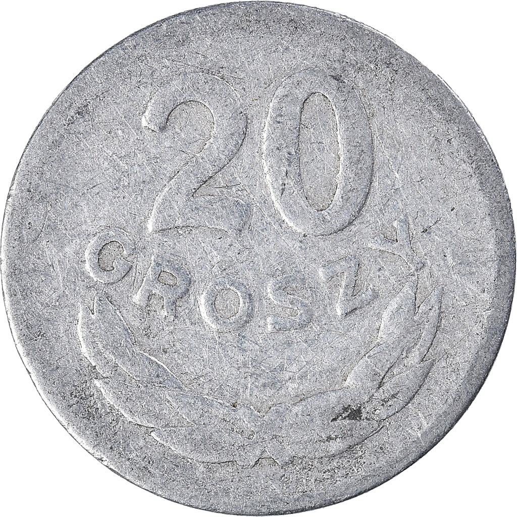 Moneda, Polonia, 20 Groszy, 1949