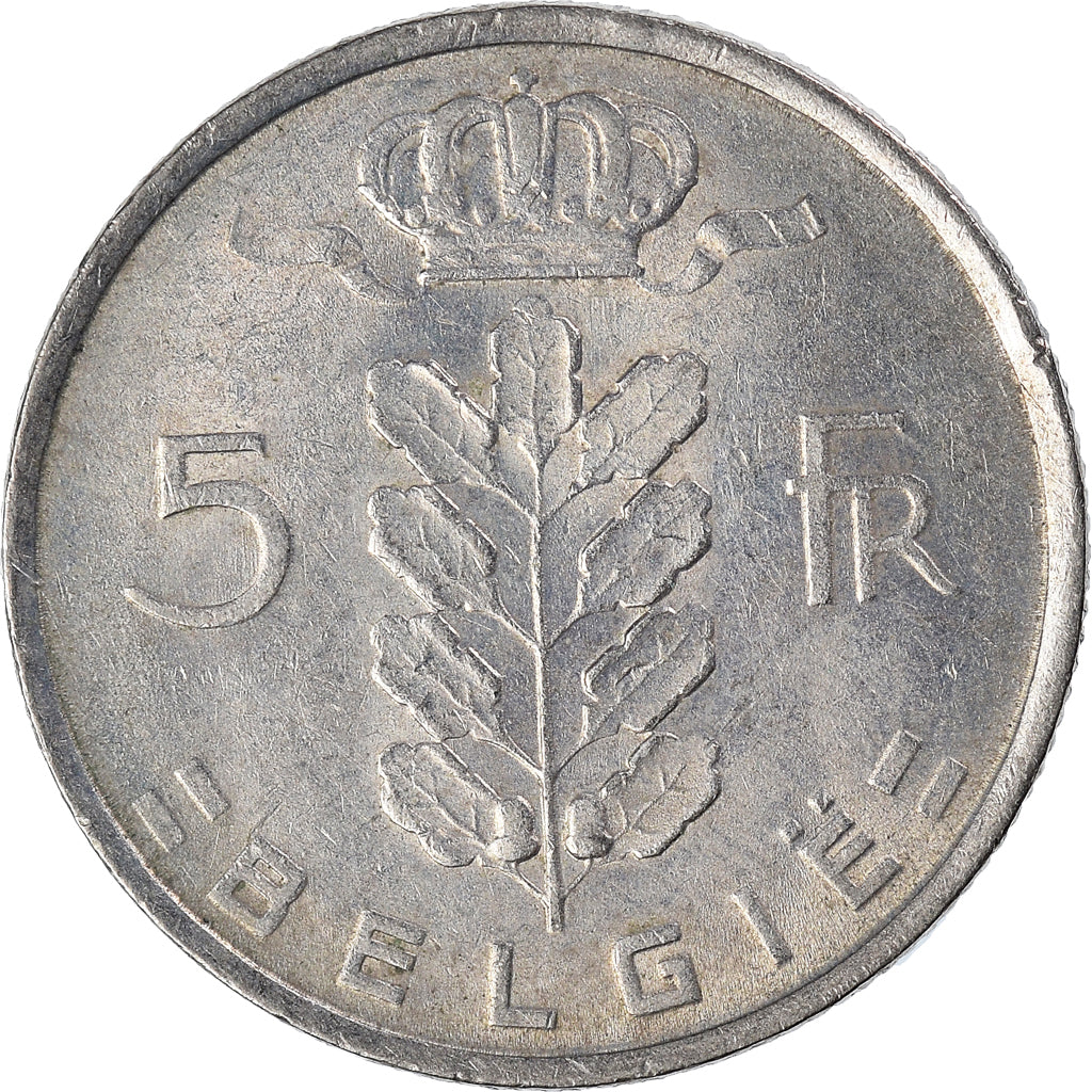 Moneta, Belgia, 5 Francs, 5 Frank, 1975