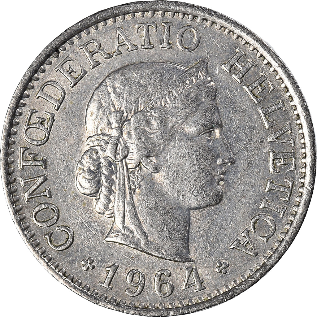 Moneta, Szwajcaria, 10 Rappen, 1964