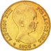 Munten, Spanje, Alfonso XIII, 20 Pesetas, 1890, ZF, Goud, KM:693
