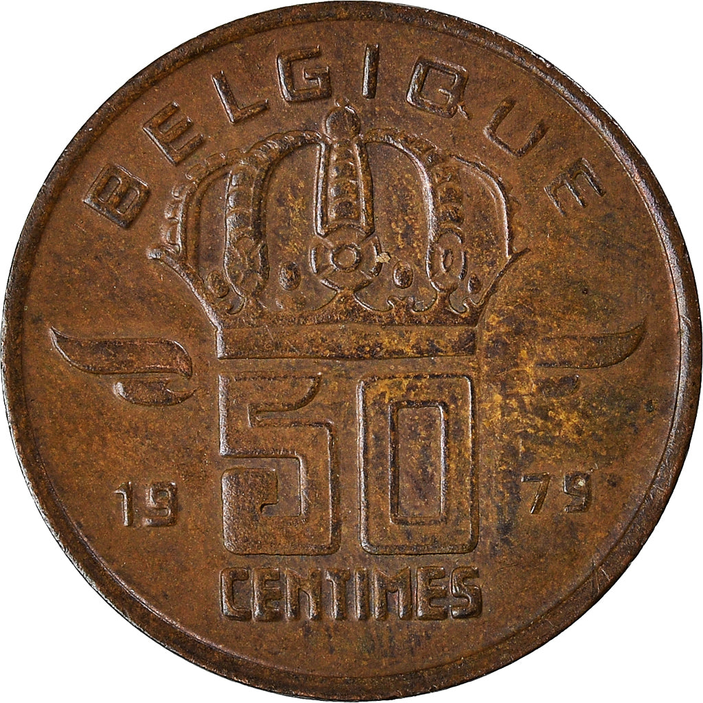 Moneta, Belgio, 50 Centimes, 1979