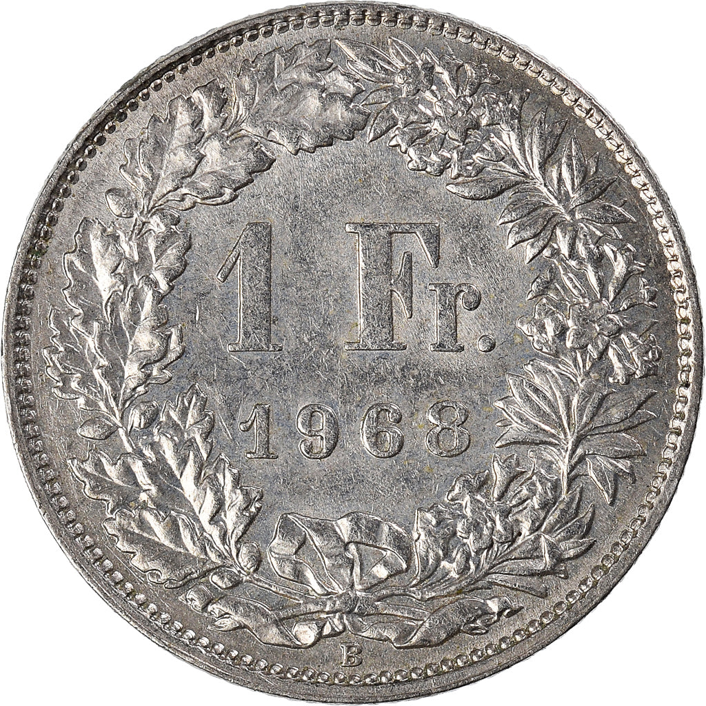 Münze, Schweiz, Franc, 1968