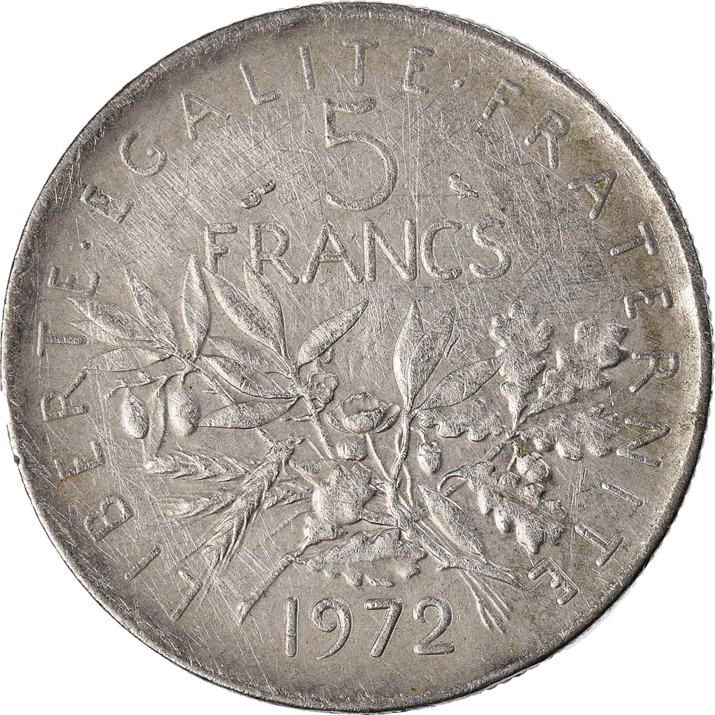 Coin, France, 5 Francs, 1972