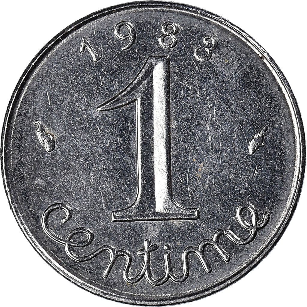 Munten, Frankrijk, Centime, 1983