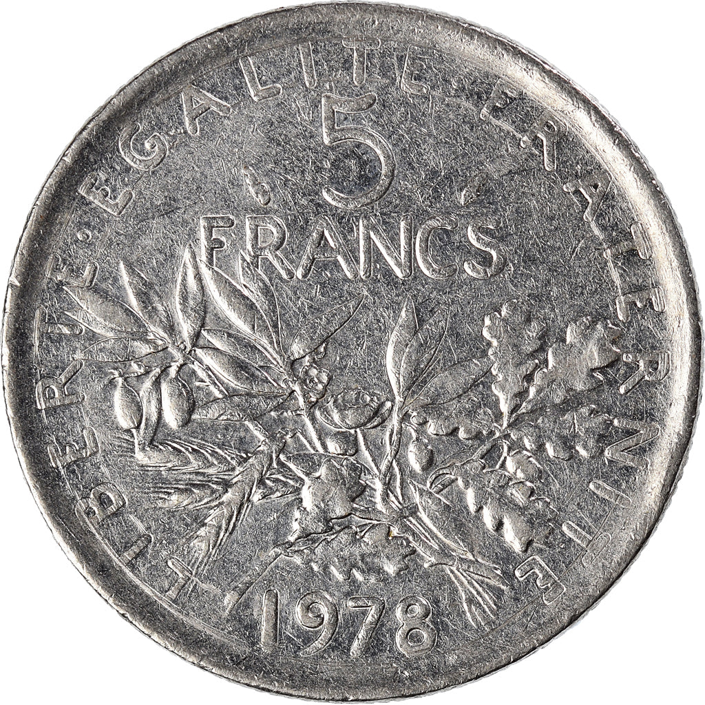 Coin, France, 5 Francs, 1978