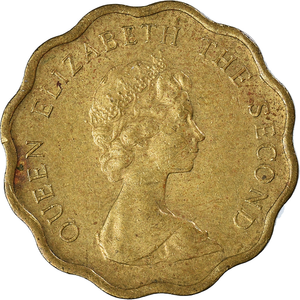 Moneta, Hong Kong, 20 Cents, 1975