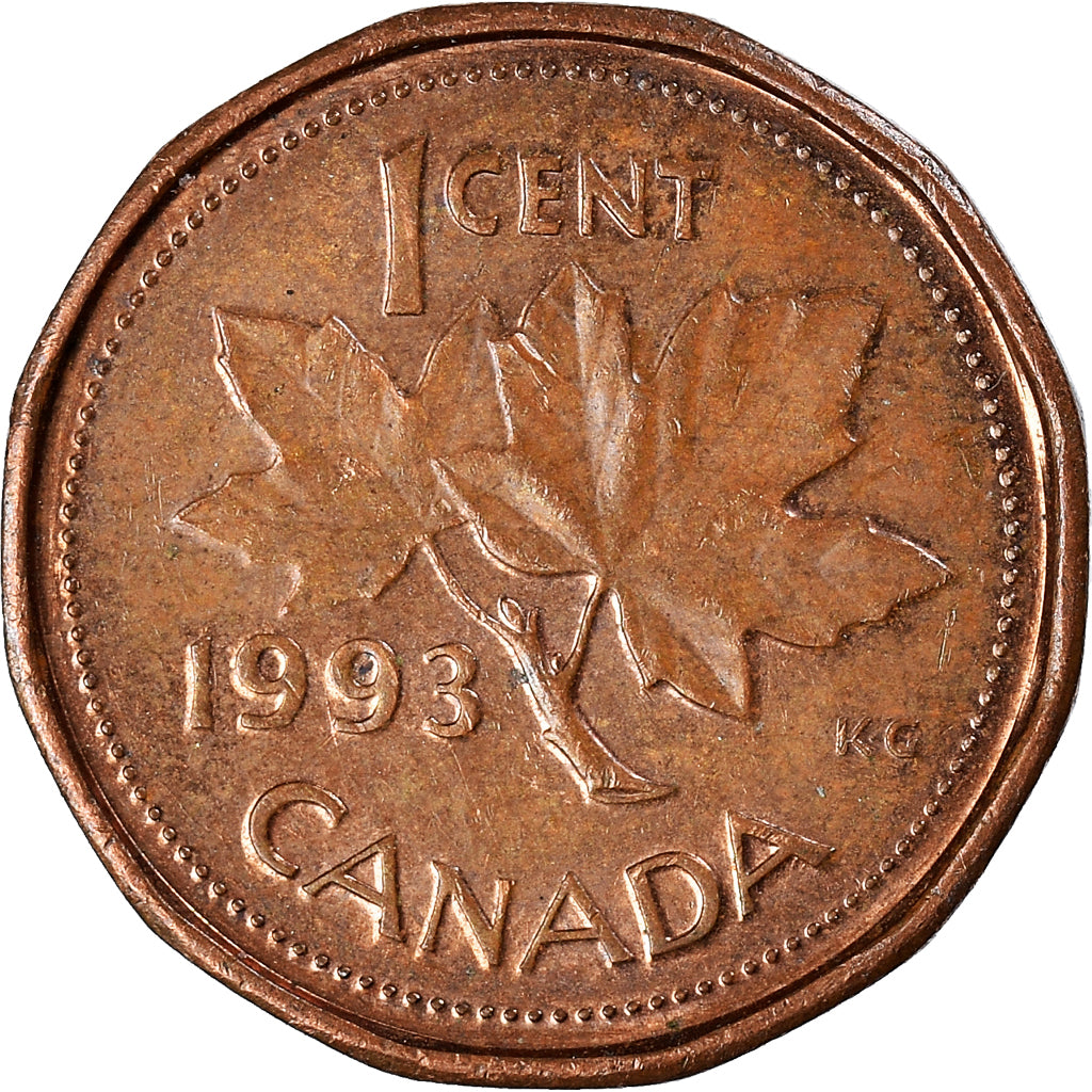 Coin, Canada, Cent, 1993