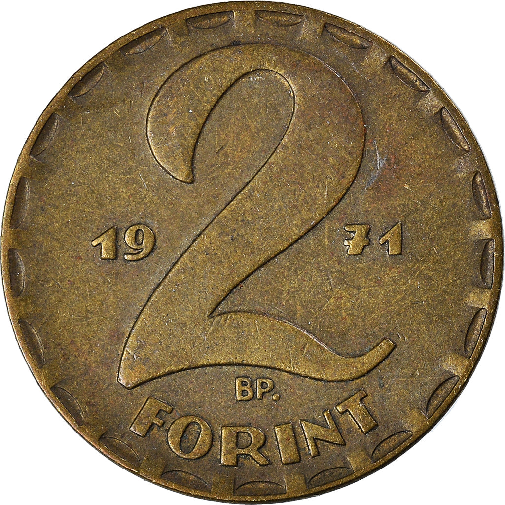 Munten, Hongarije, 2 Forint, 1971