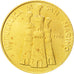 Coin, San Marino, Scudo, 1980, MS(64), Gold, KM:113