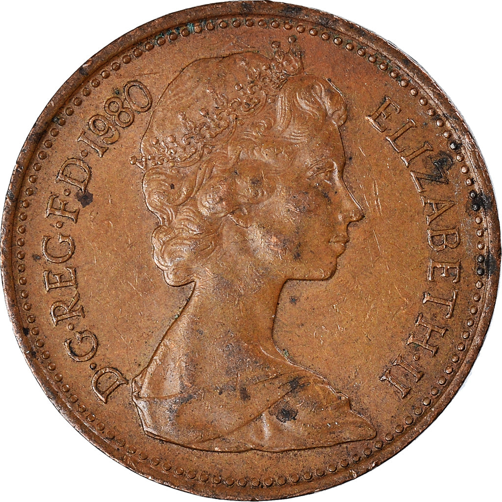 Münze, Großbritannien, New Penny, 1980