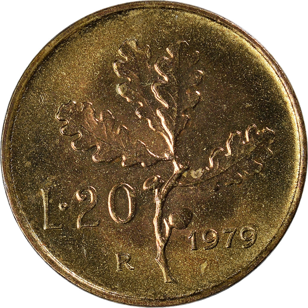 Monnaie, Italie, 20 Lire, 1979