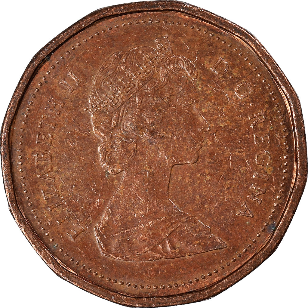 Moneda, Canadá, Cent, 1985