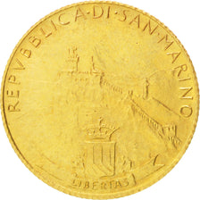 SAN MARINO, Scudo, 1984, KM #170, MS(64), Gold, 2.00