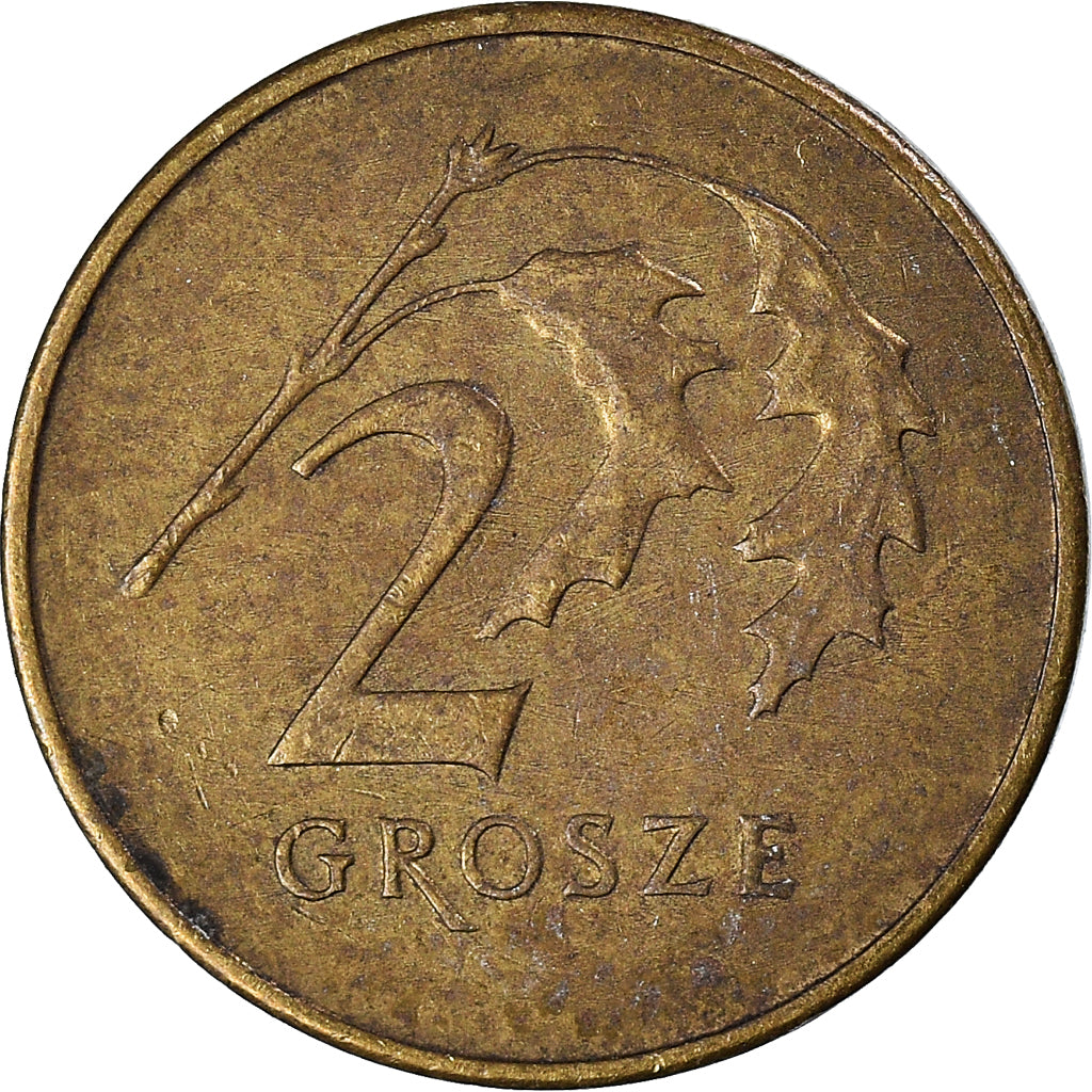 Moneda, Polonia, 2 Grosze, 2011