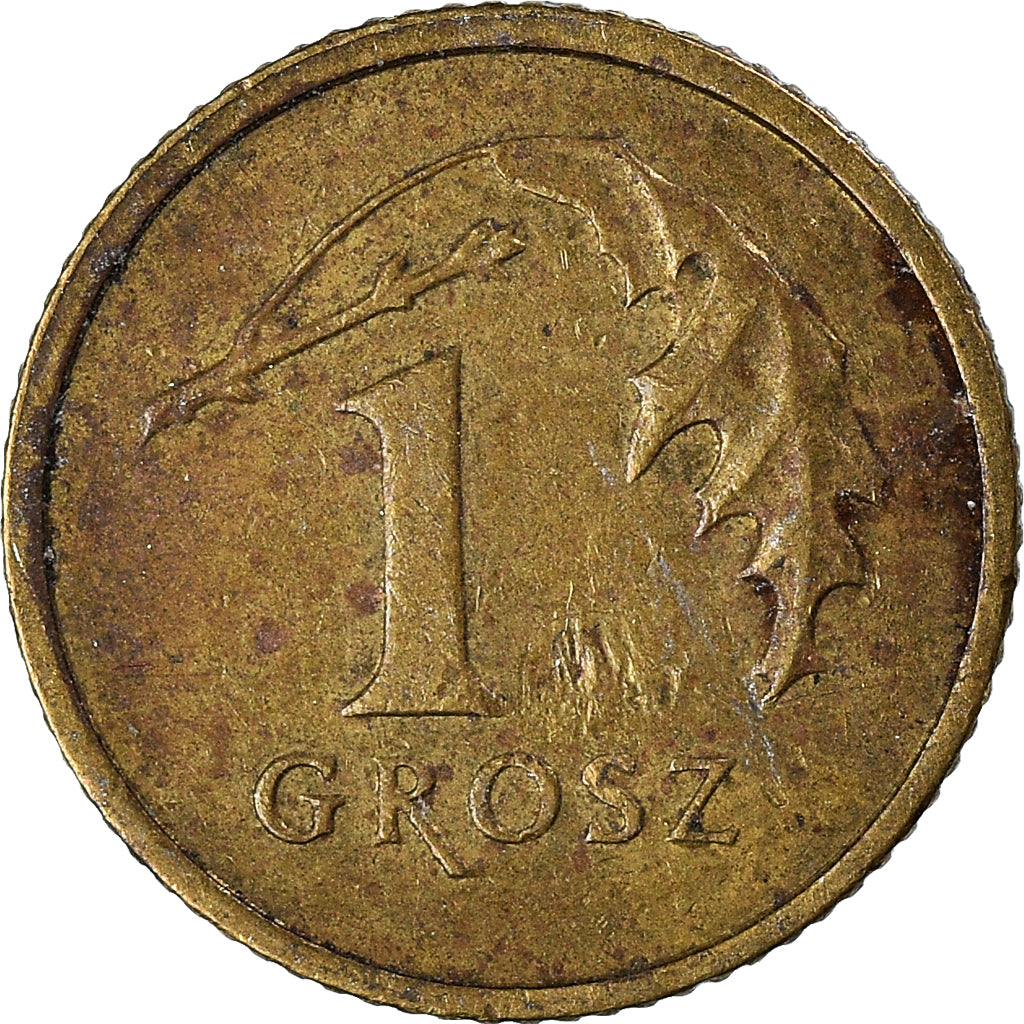 Moneda, Polonia, Grosz, 2001