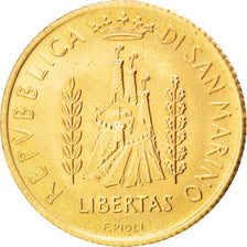SAN MARINO, Scudo, 1985, KM #184, MS(64), Gold, 2.00