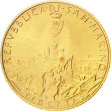SAN MARINO, Scudo, 1986, KM #198, MS(64), Gold, 3.40