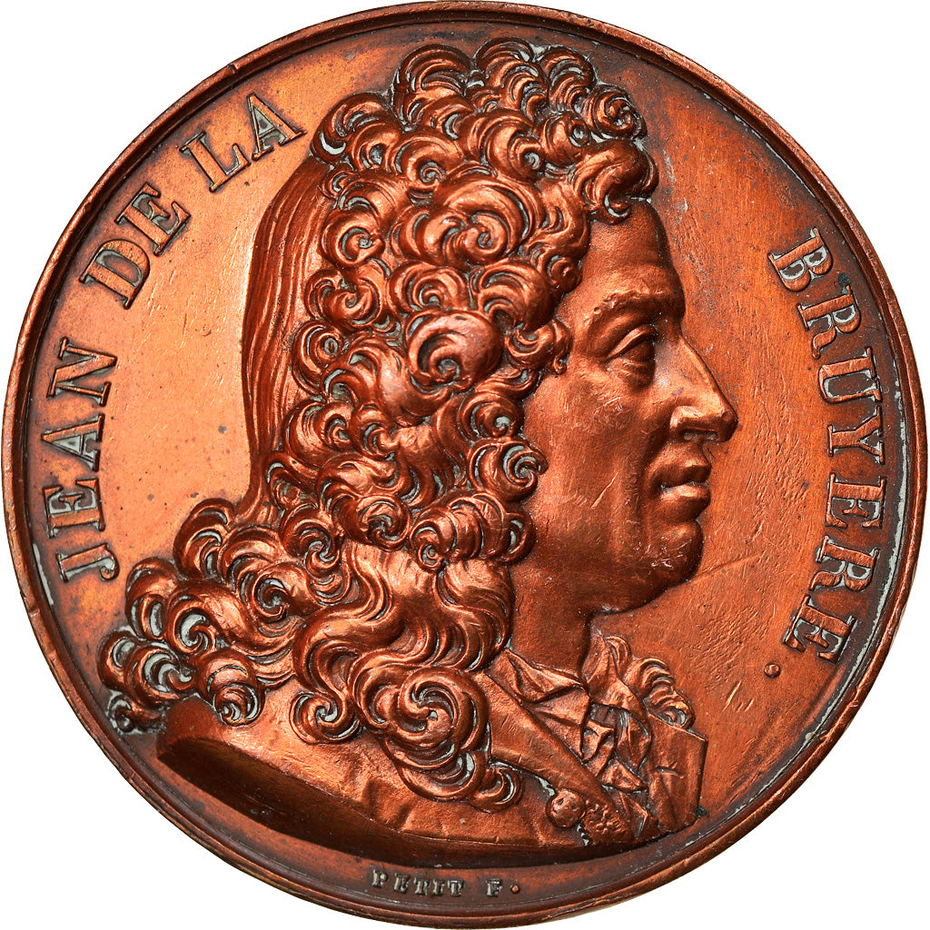 Francja, Medal, Galerie des Grands Hommes, Jean de la Bruyère, Sztuka i