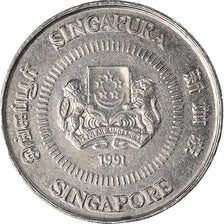 Moneta, Singapur, 10 Cents, 1991