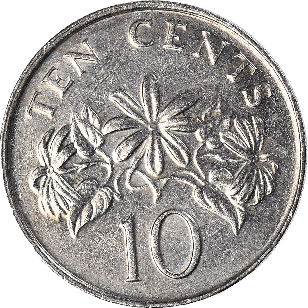 Moneta, Singapur, 10 Cents, 1991