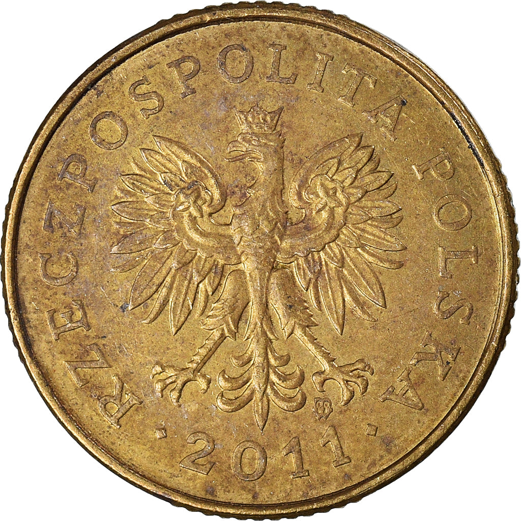 Moneda, Polonia, 5 Groszy, 2011
