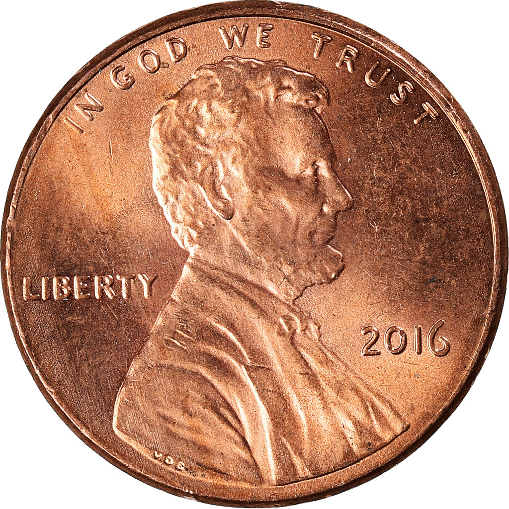 Monnaie, États-Unis, Cent, 2016