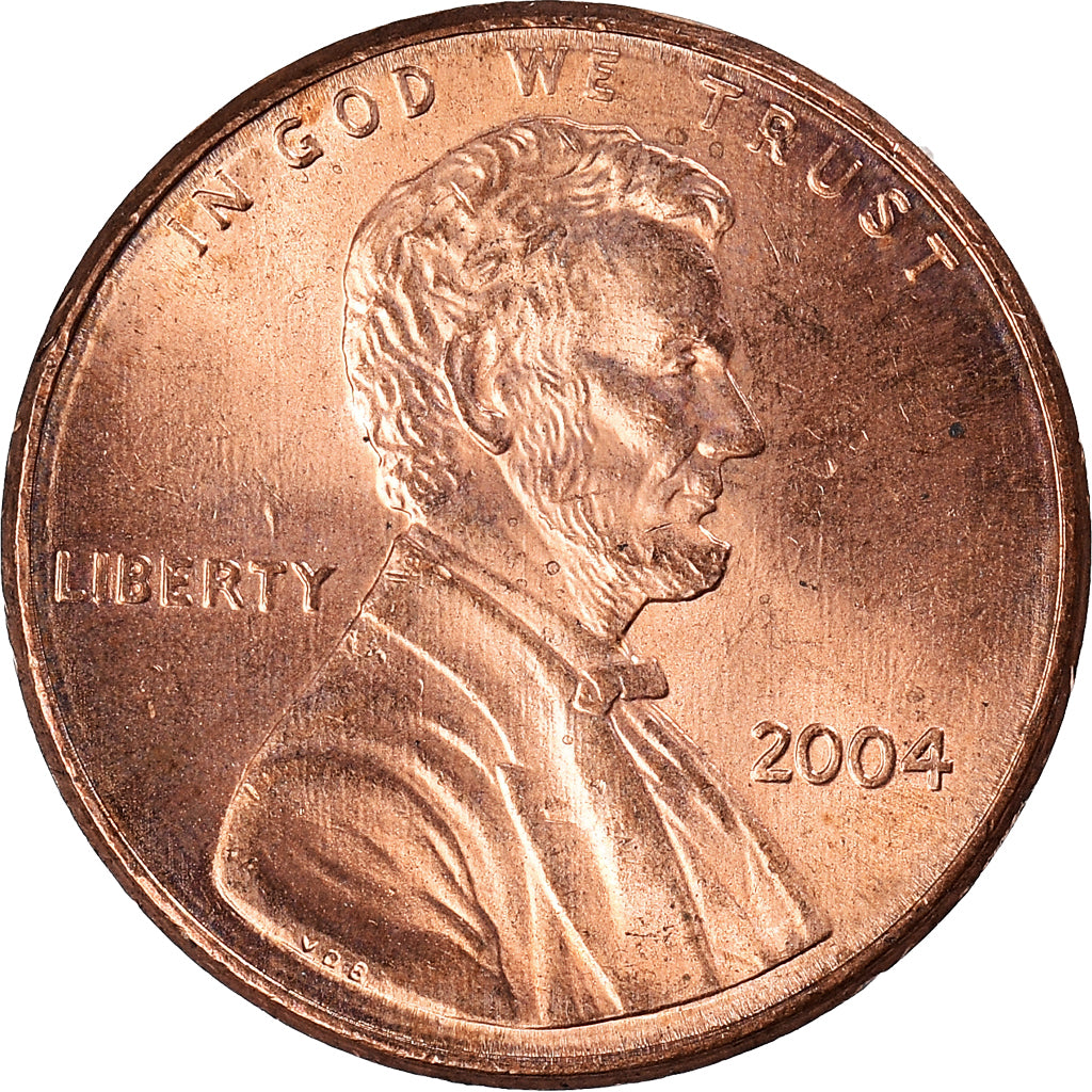 Münze, Vereinigte Staaten, Cent, 2004