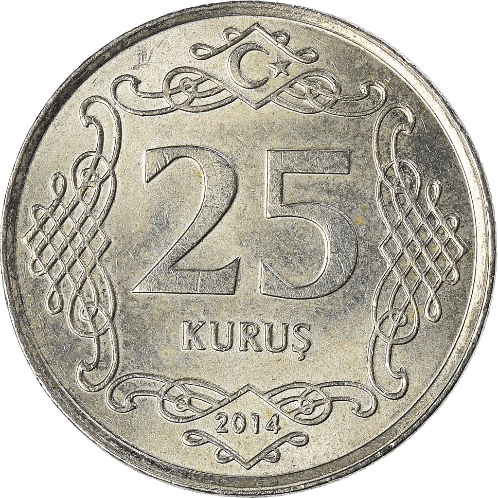 Moneda, Turquía, 25 Kurus