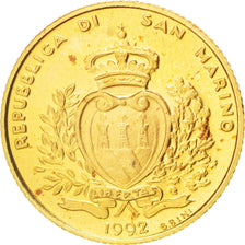 SAN MARINO, Scudo, 1992, KM #288, MS(63), Gold, 3.23
