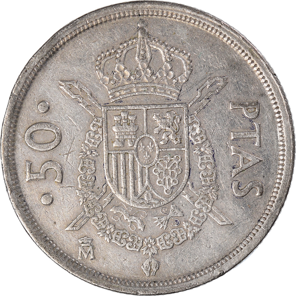 Coin, Spain, 50 Pesetas, 1982